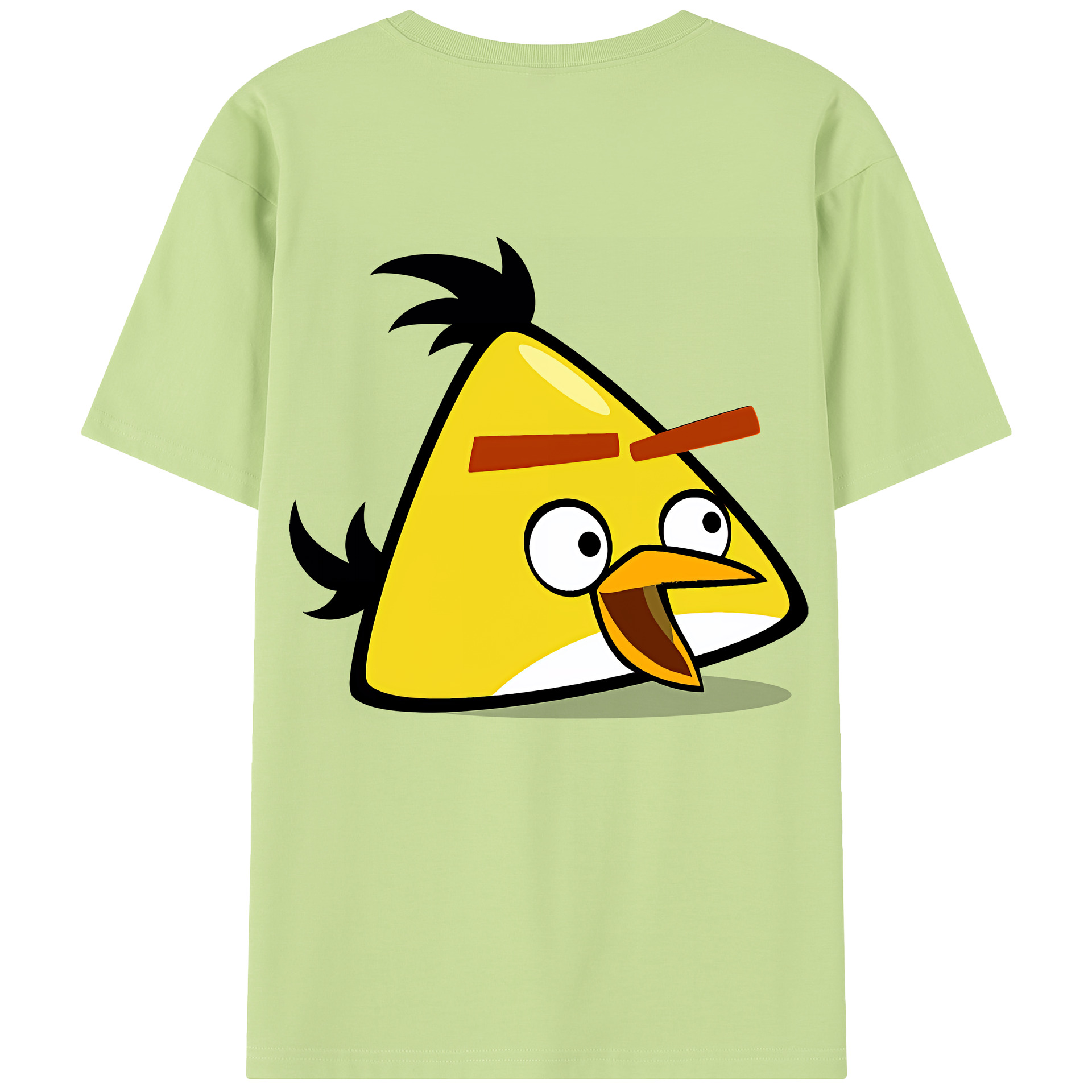（画像用） Angry Birds アングリーバード 綿100％半袖Tシャツ（背面プリント）